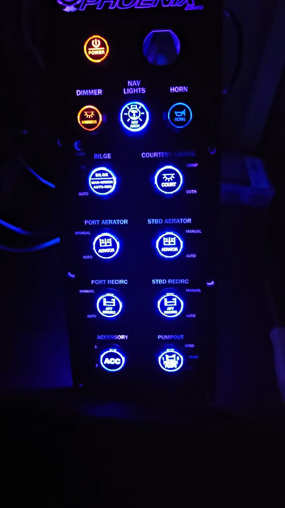 Phoenix Push Button Panel